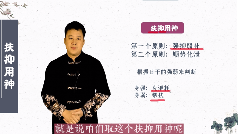 第二十八课 什么是扶抑用神?扶抑用神的取法 (1)-易学内部培训
